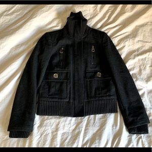 Zara Women’s bomber wool coat. Size Small.